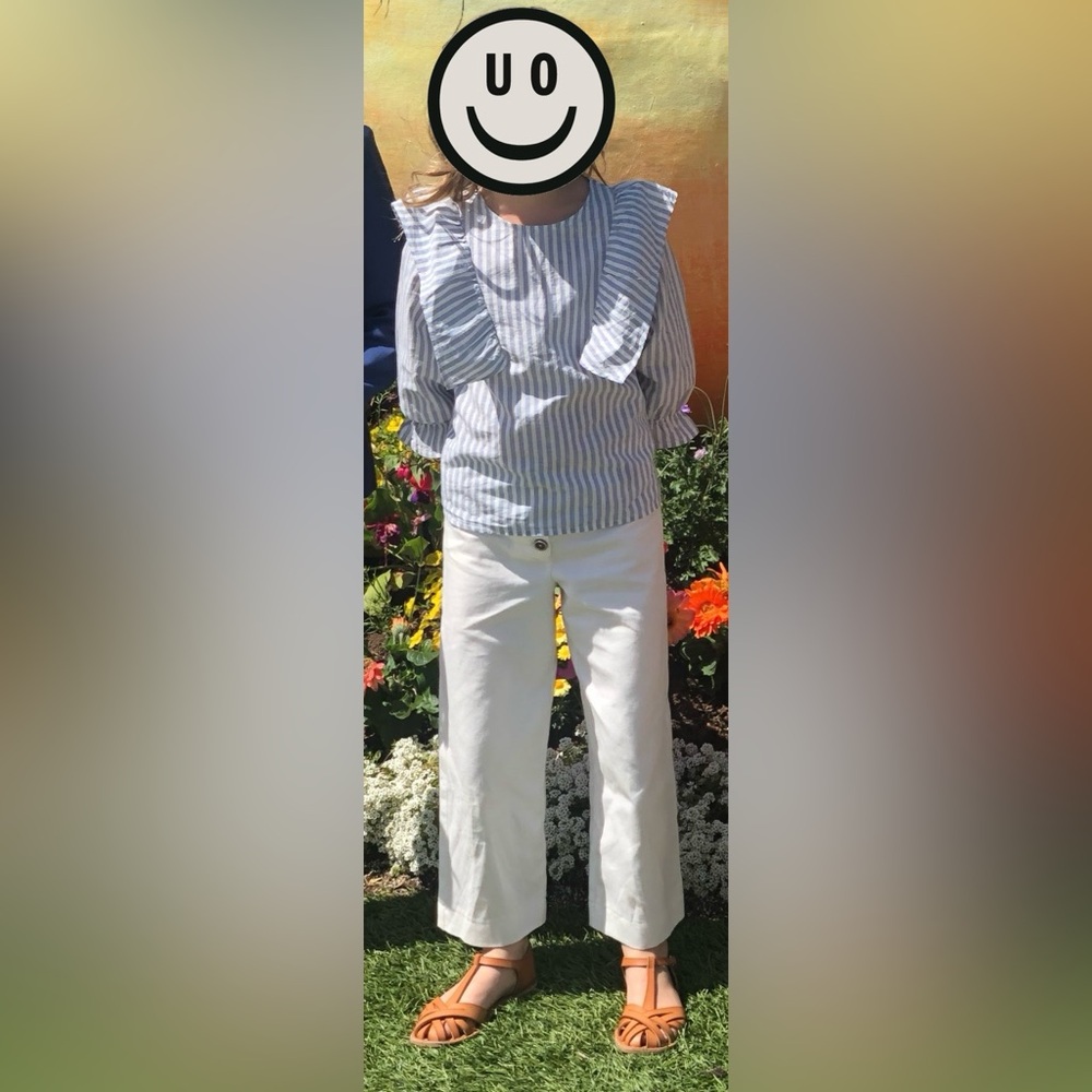 Zara Girls Pinstriped Blouse